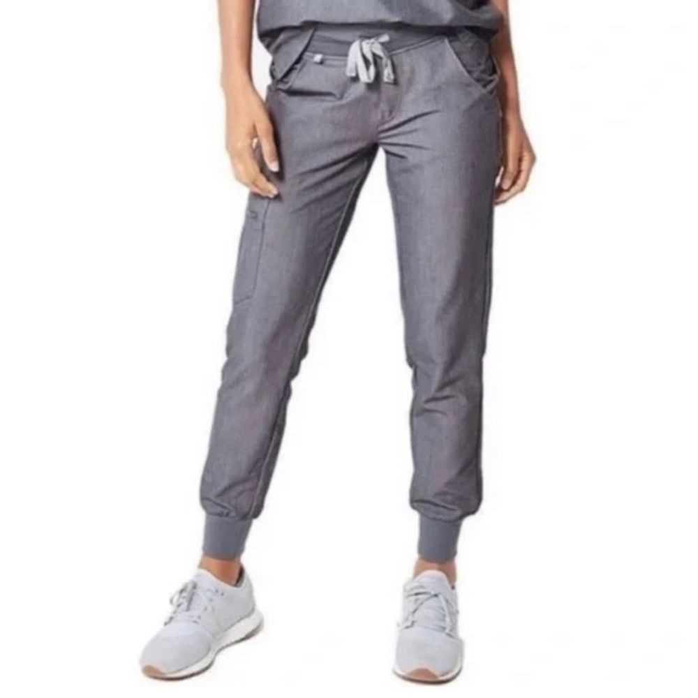 FIGS Technical Collection Zamora Jogger Gray Scrub Pants Medical Hospital Nurse